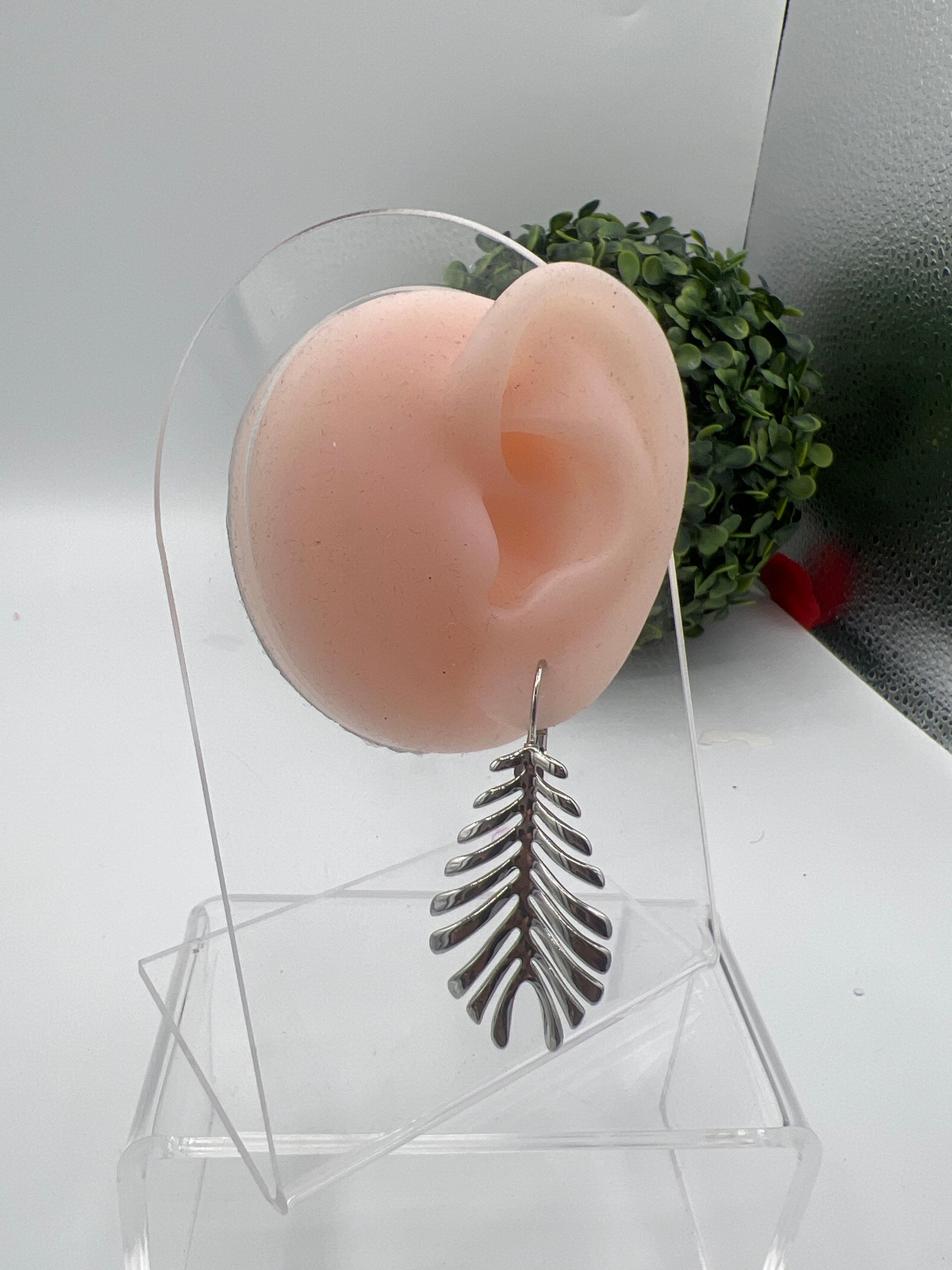 Boucle d’oreille acier