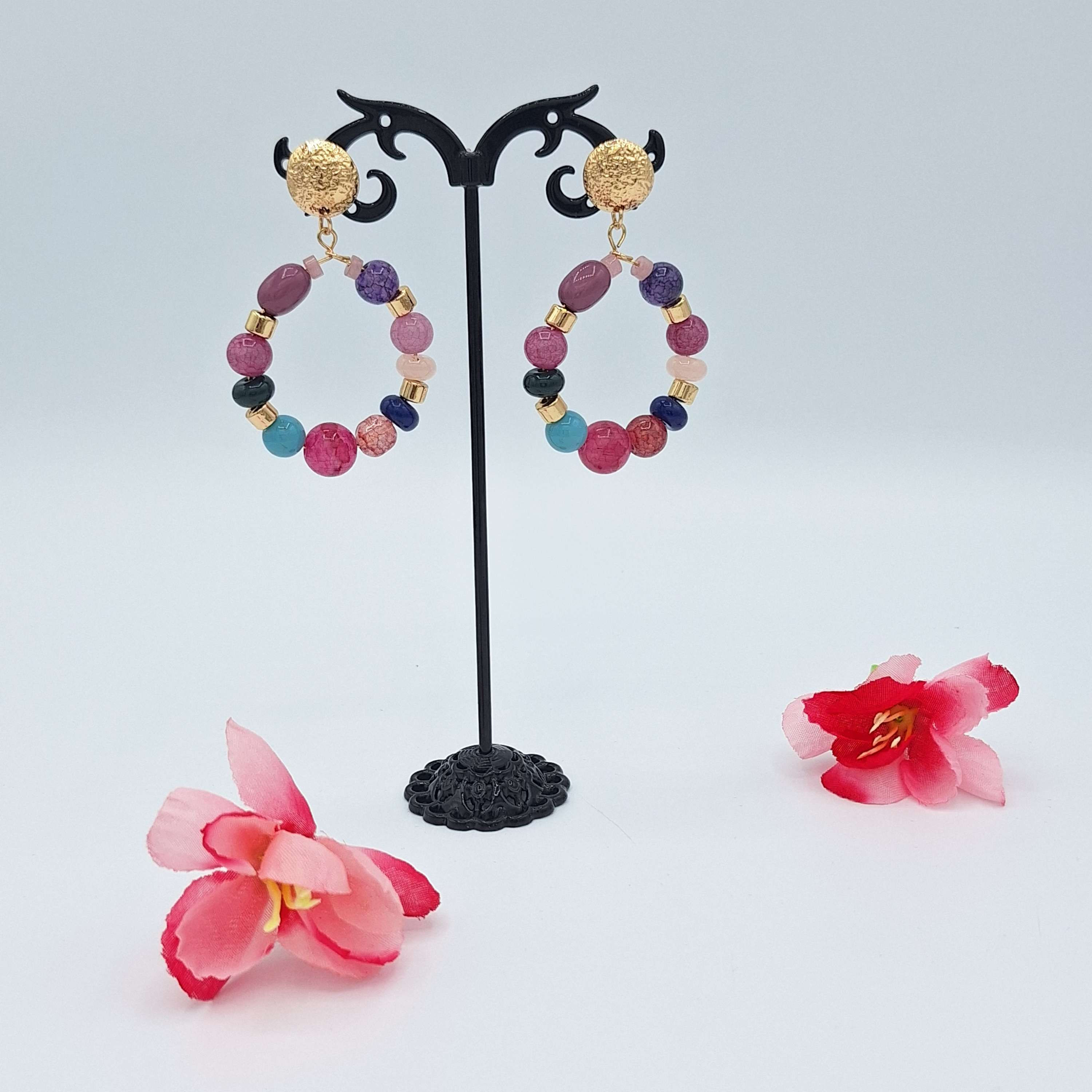 Boucles d'oreilles fantaisie 