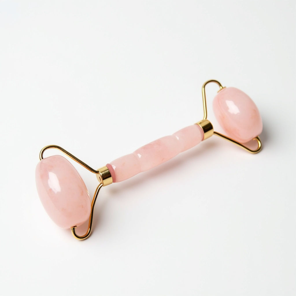 Rolo Facial Quartzo Rosa