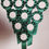 Thumbnail: 10x Green rosettes blank centre