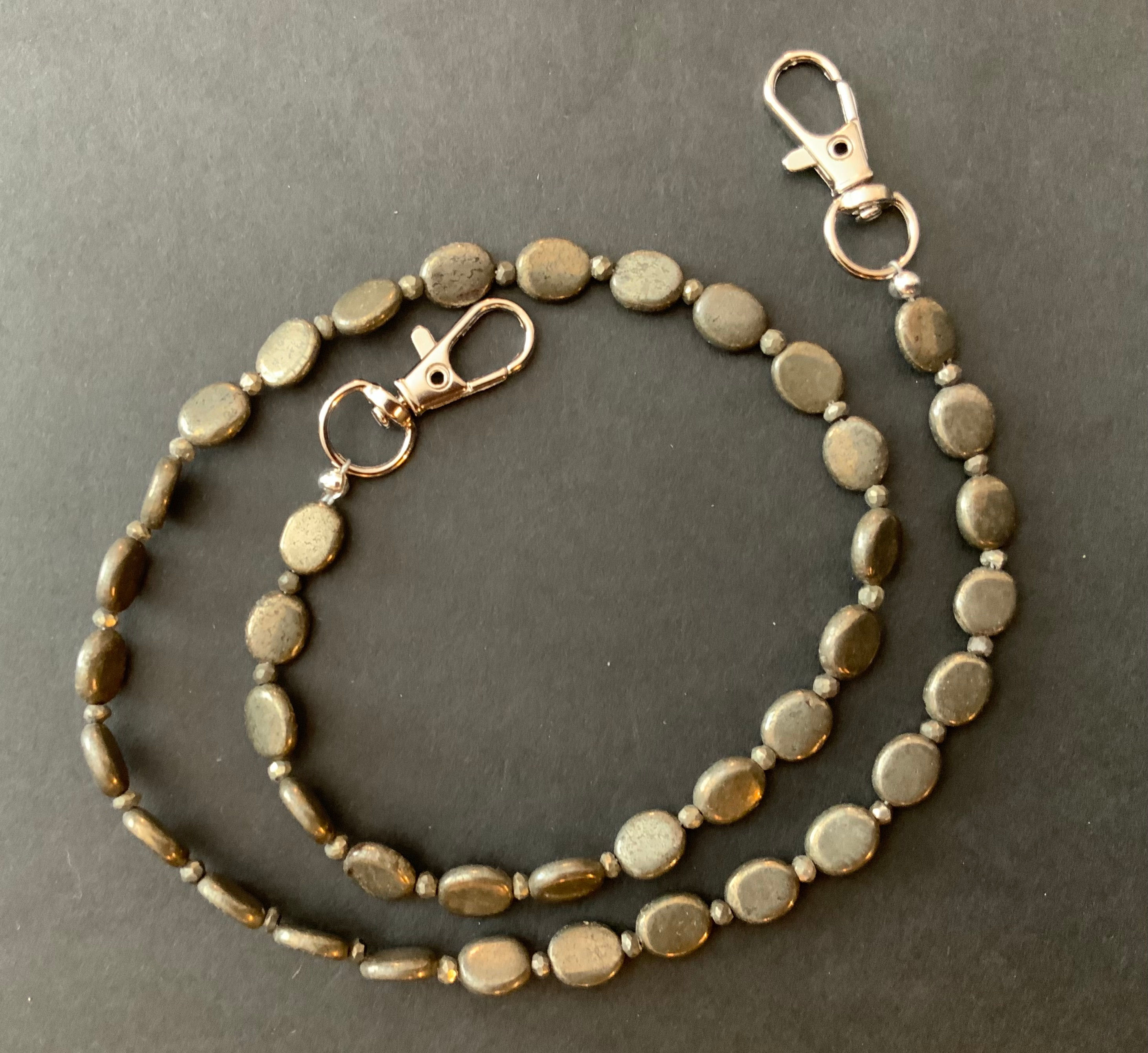 Pyrite Mask Lanyard