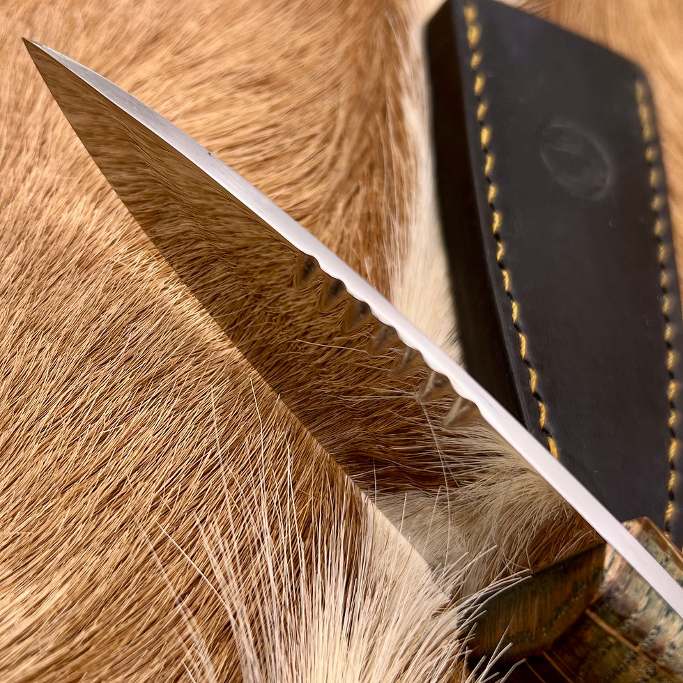 Thumbnail: 8" Native Oak Sgian Dubh #242