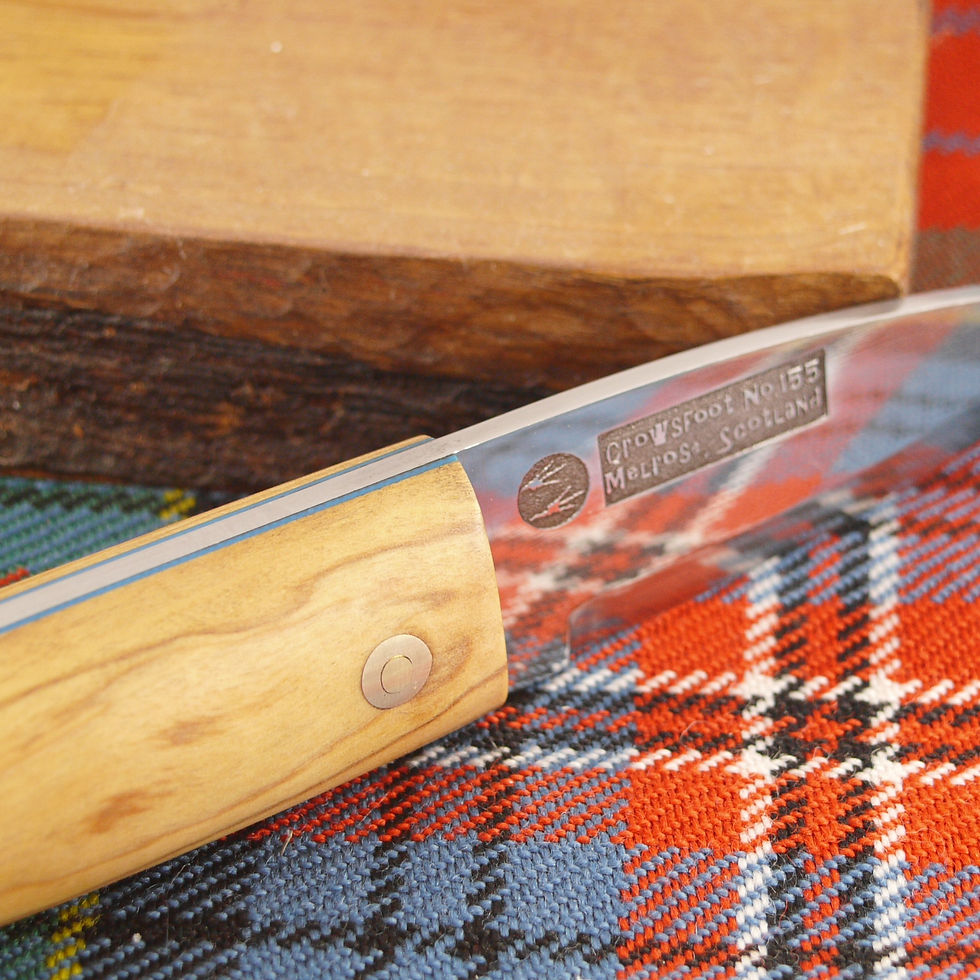 Thumbnail: 7" Olive wood Sgian Dubh #155