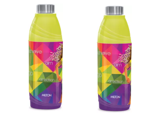 New Kool N Sporty 900 Plastic Insulated Water Bottle 750 ml pack of 2
