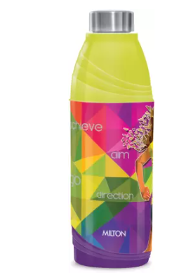 New Kool N Sporty 900 Plastic Insulated Water Bottle, 750 ml, Purple |