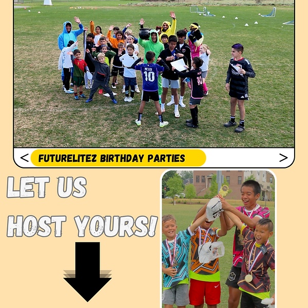 FuturElitez Birthday Parties for soccer players