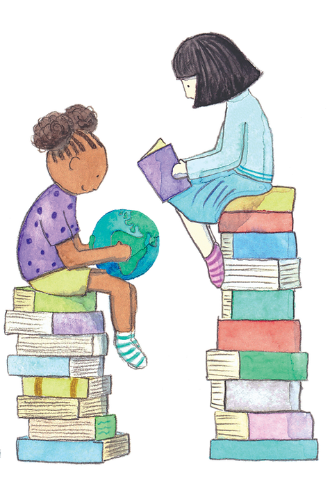 Promotional image five children books 60