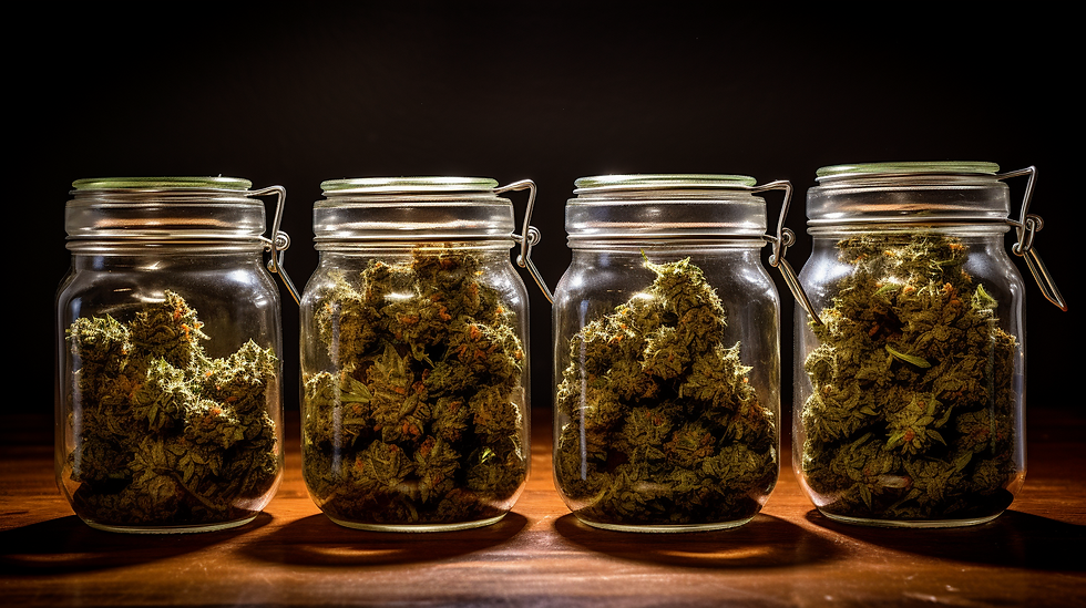 Cannabis harvesting, drying and curing