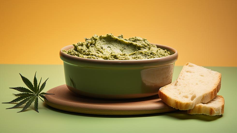 Cannabis-Edible-Esswaren Avocado Hummus Dip