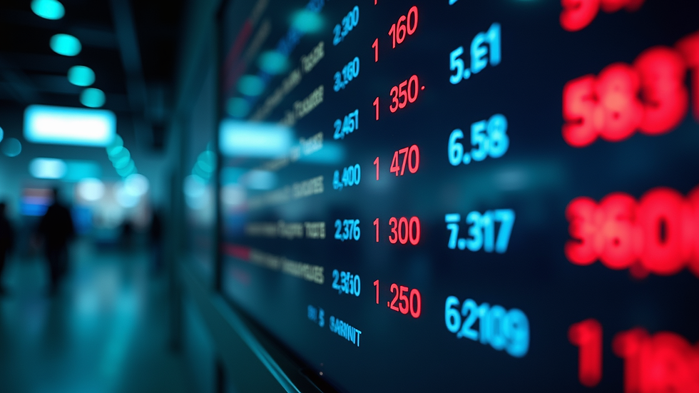 Eye-level view of a sports betting board displaying odds and statistics