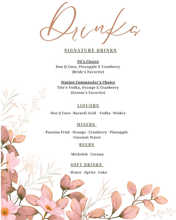Green and White Floral Illustrative Wedding Menu Flyer - 1.JPG