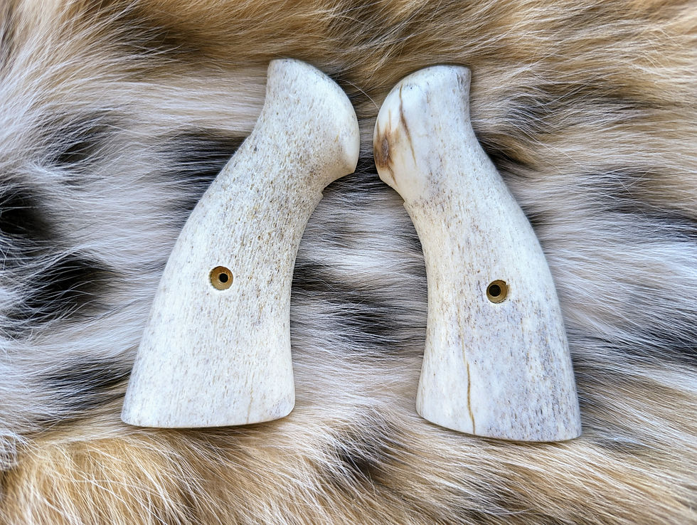 Thumbnail: Made to Order Smith & Wesson K/L Frame Square Butt Elk Antler Grips | USA | S&W