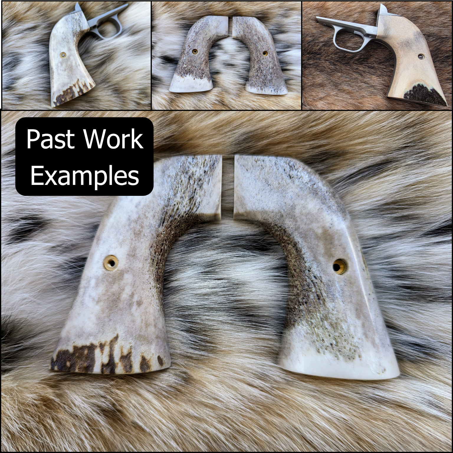 Made to Order Freedom Arms Elk Antler Grips | Custom Fitting Required & Included