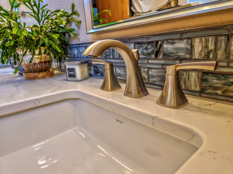 sink and tile