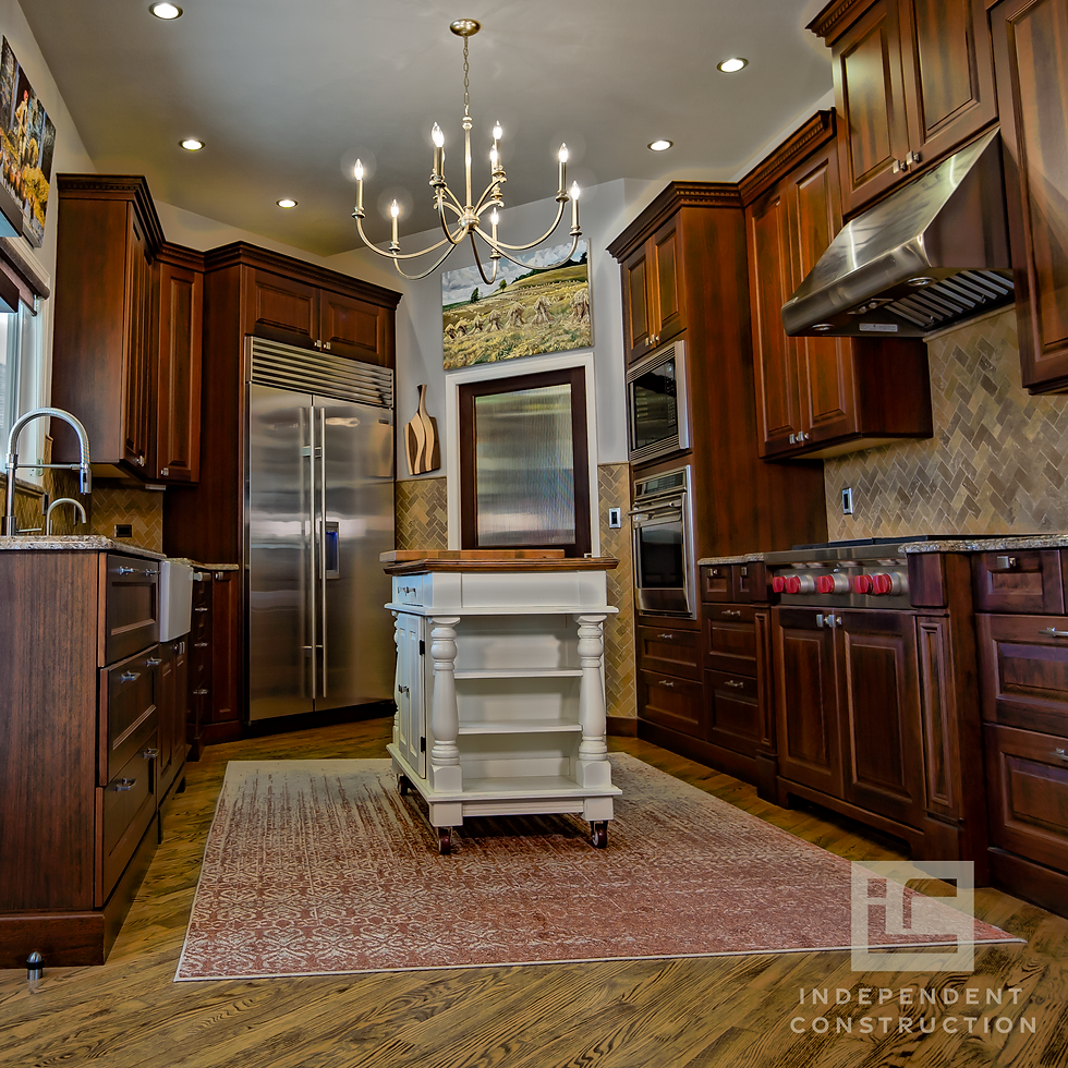 Kitchen remodel by Independent Construction