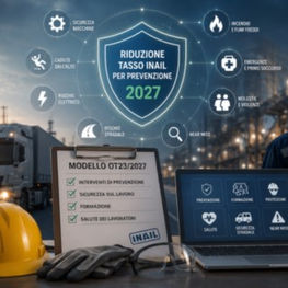 Modello OT23 2027: pubblicata la nuova domanda per la riduzione del tasso INAIL