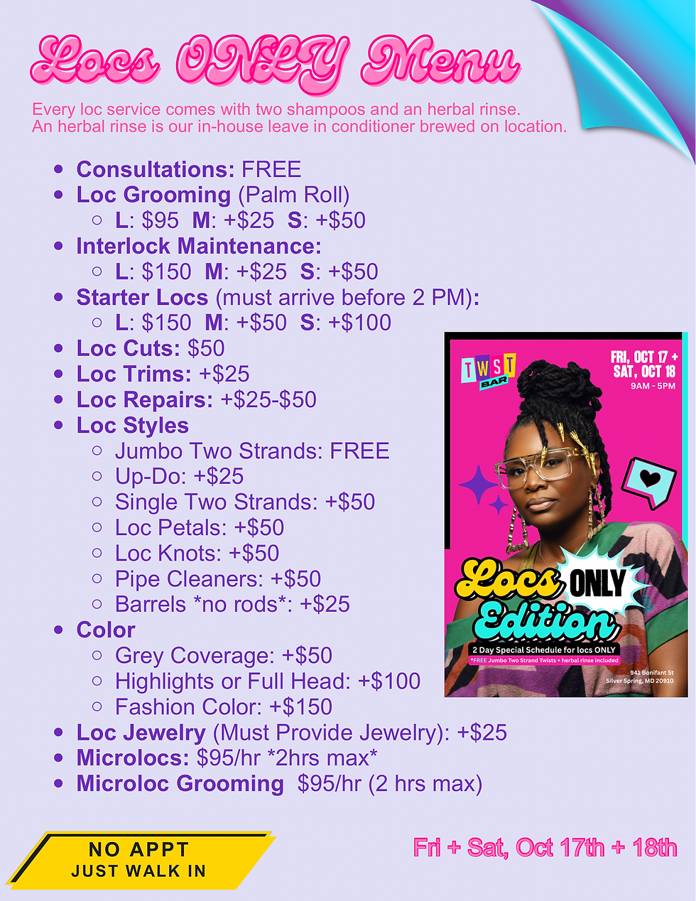 Locs ONLY Exclusive TWST Bar Event