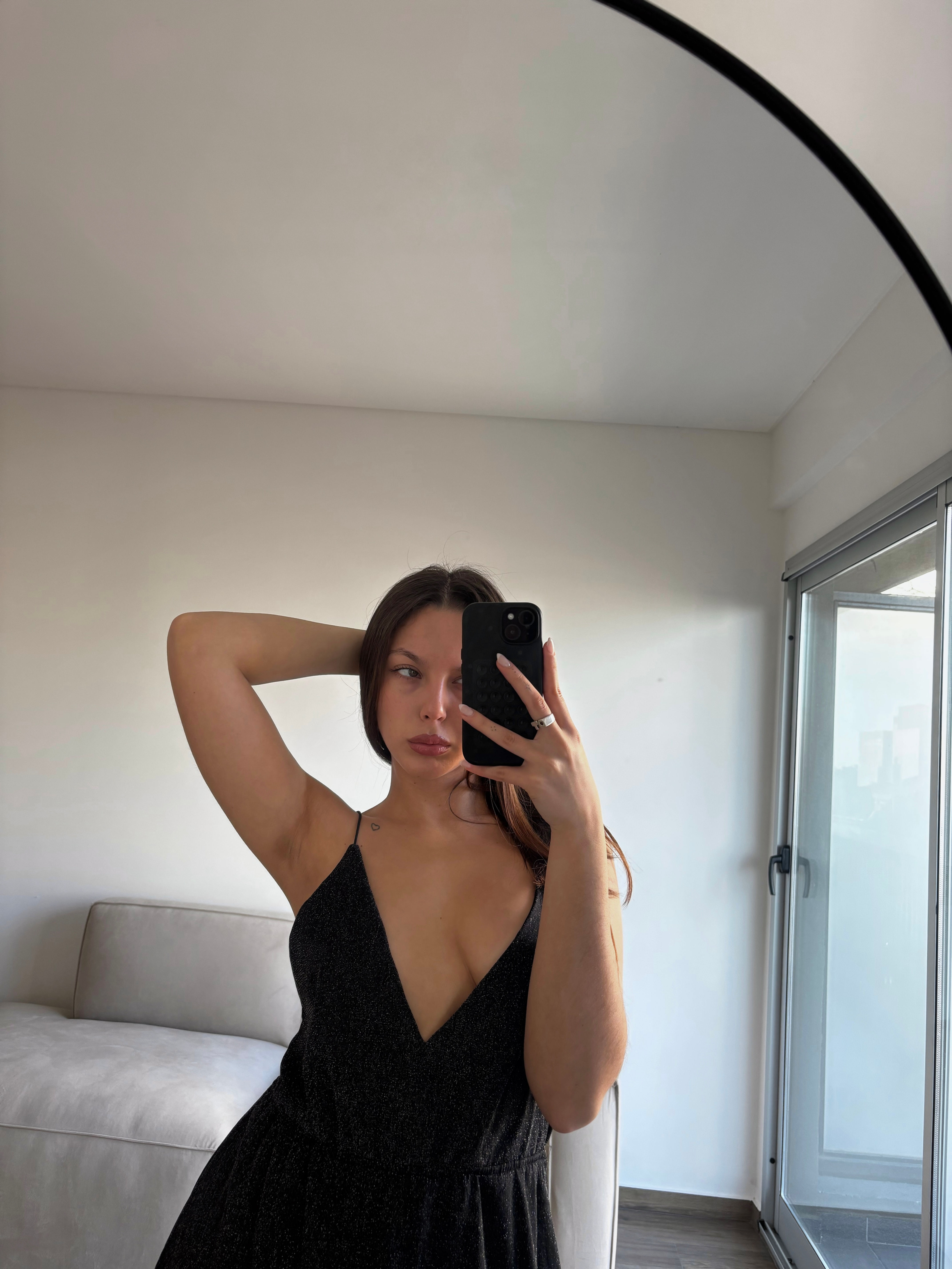 Vestido Tul Lurex Elastico