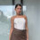 Miniatura: Short Pollera Cuerina Boton