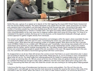 Winter Crisis Update: Voices From City Hall and New Provincial Findings