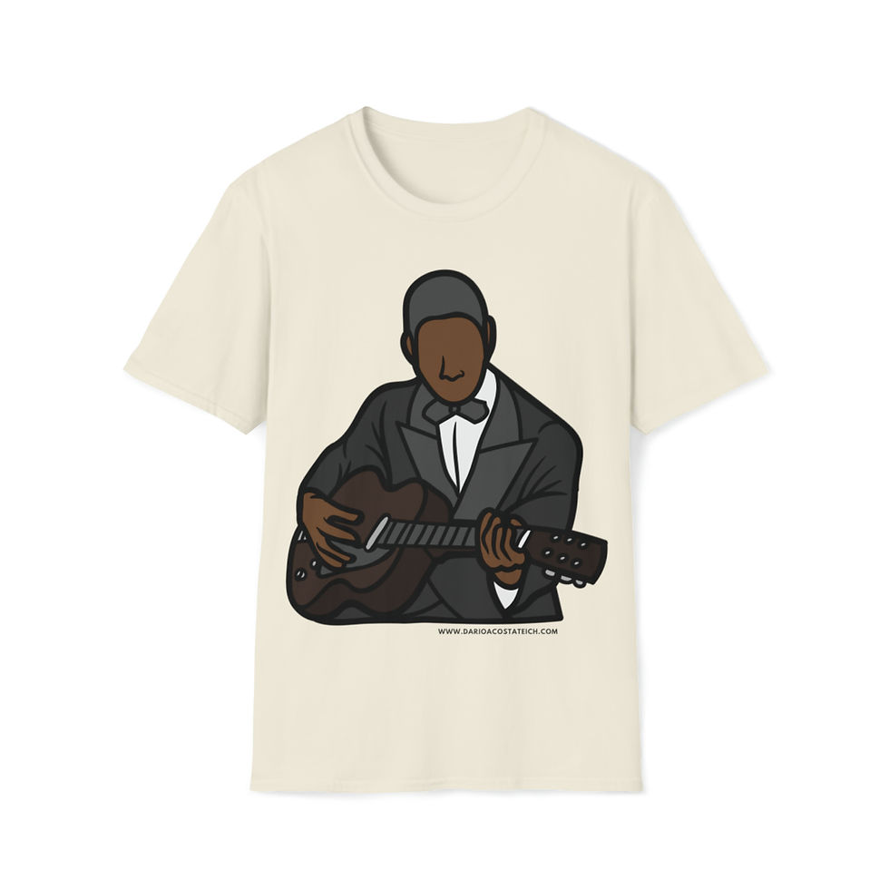 Thumbnail: Unisex Softstyle T-Shirt Guitar Player