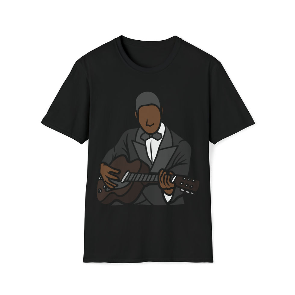 Thumbnail: Unisex Softstyle T-Shirt Guitar Player