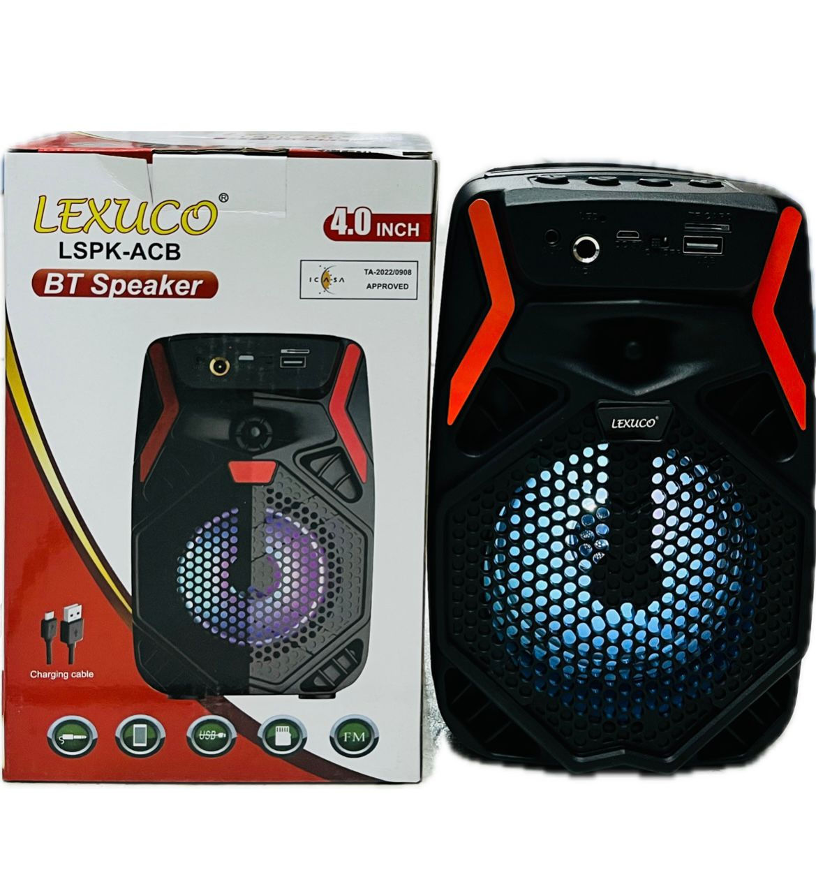 Lexuco LSPK-ACB 4.0" Portable Bluetooth Speaker