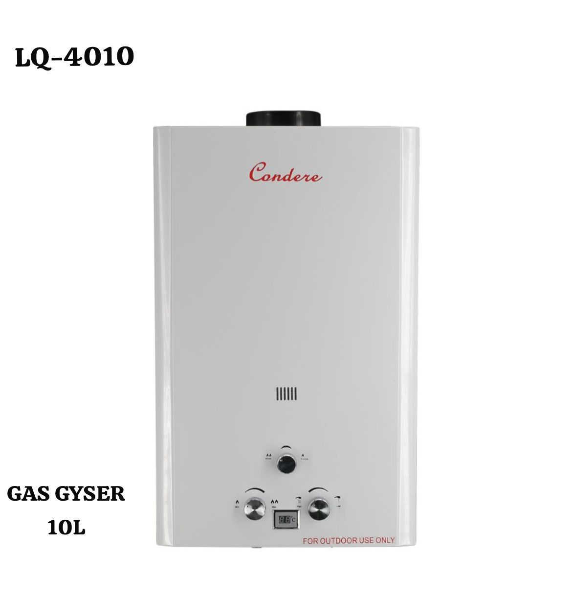 Condere 10L LPG Tankless Gas Geyser
