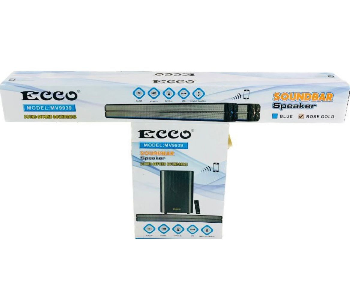 Ecco MV9939 2.1 Soundbar Speaker System