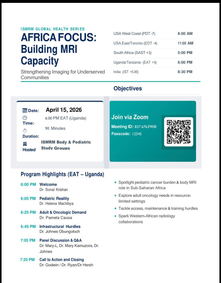 Join the ISMRM Global Health Series