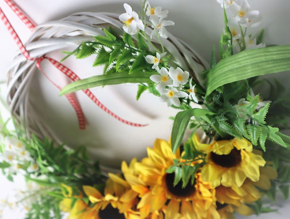 Thumbnail: SUNFLOWER WREATH- SUMMER WREATH-FRONT DOOR WREATH