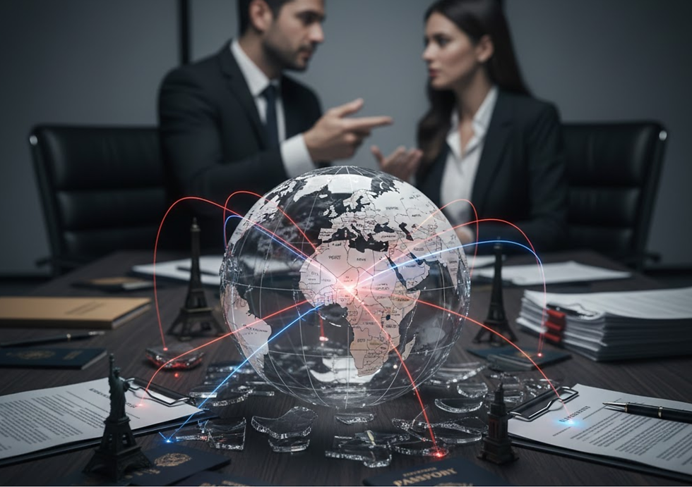 Divórcio internacional, como resolver conflitos quando há mais de um país envolvido