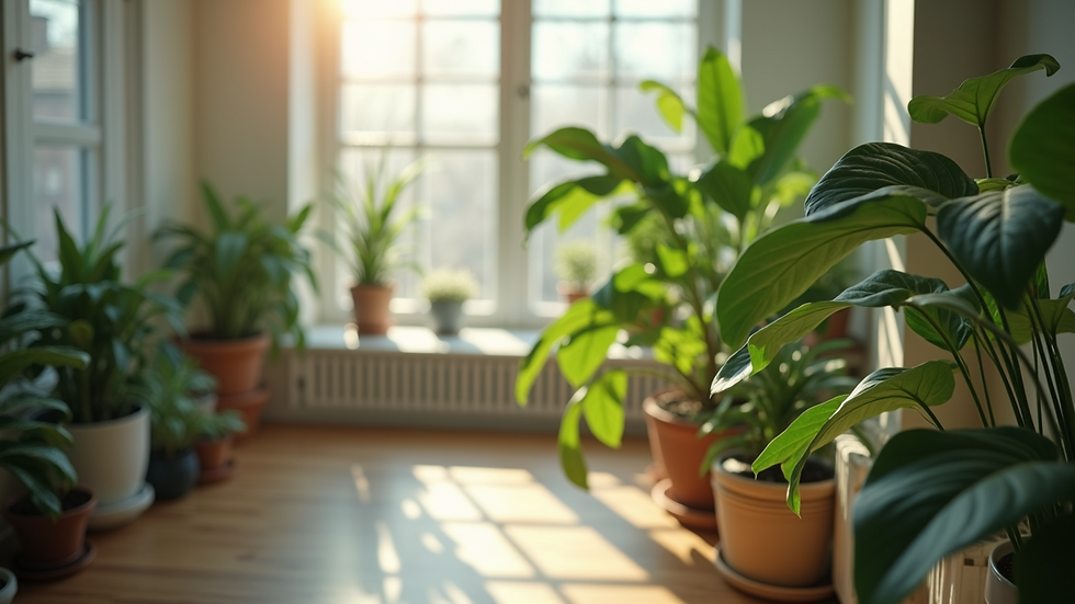 High angle view of an indoor plant creating a serene atmosphere