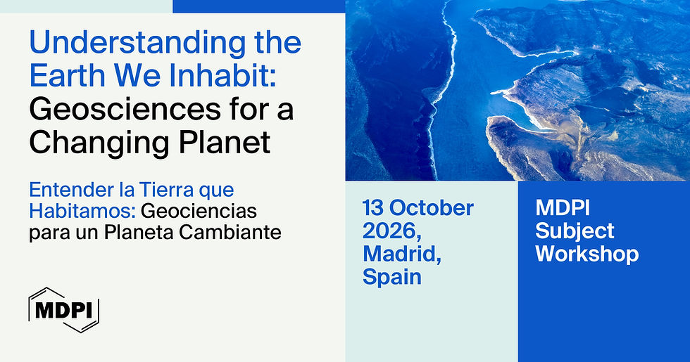 Abierta la inscripción para la Jornada "Entender la Tierra que Habitamos: Geociencias para un Planeta Cambiante"