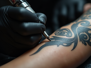 Explore Stunning Black Work Tattoos at Imperio Bélico