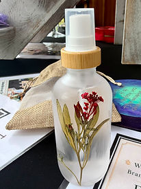 A hydrosol bottle