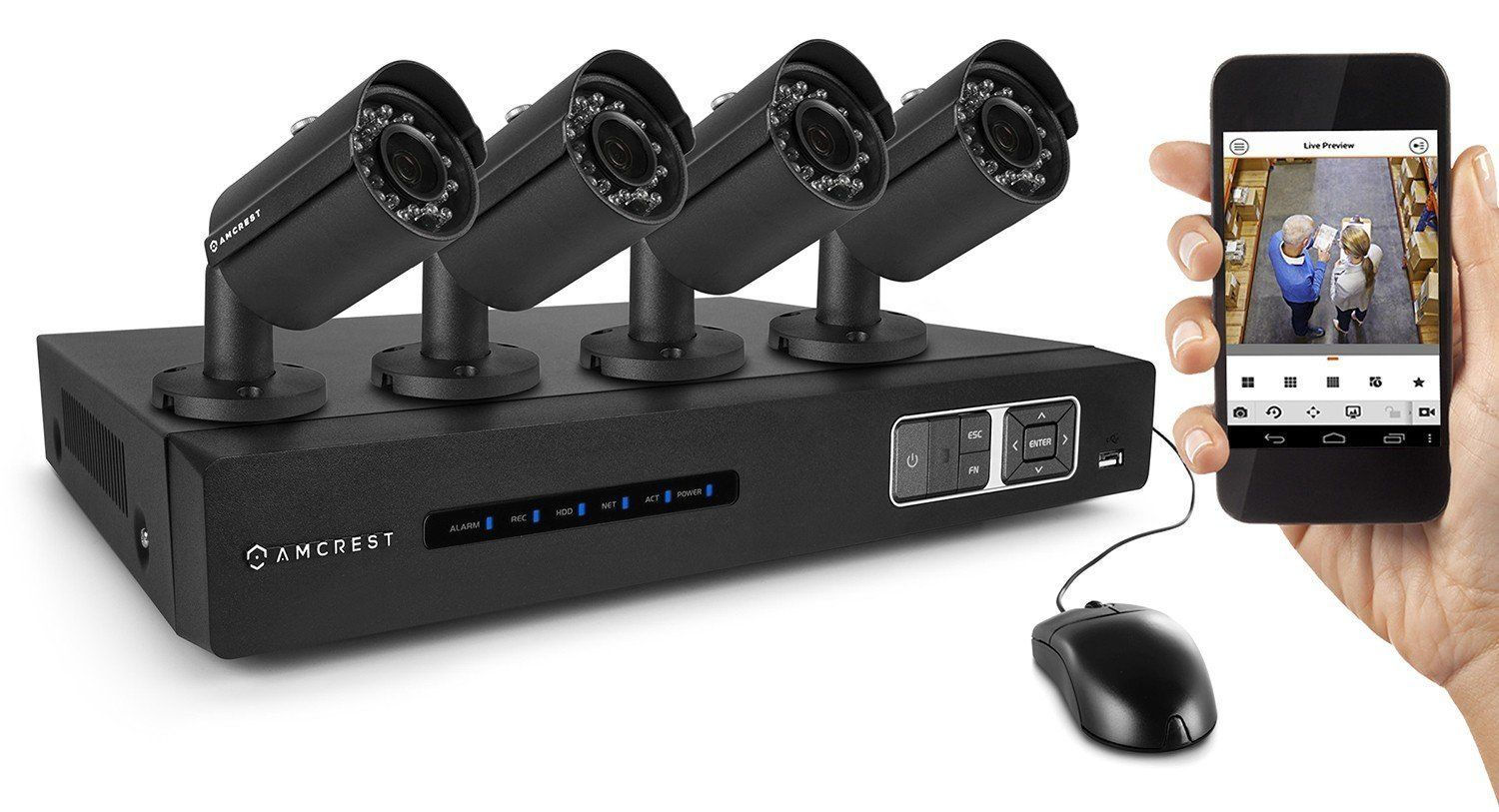 Amcrest 720P CCTV Home HDMI Security Surveillance