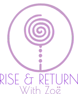 rise and return with logo