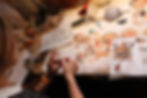 Anita in her element at her studio – working on the gnome character who will play a central role in the feature film "Christmas Survivors".