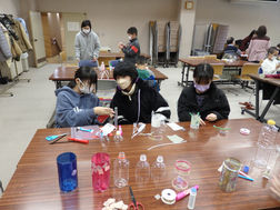 ランタン作り：雪あかり