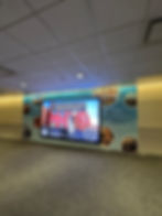 WALL GRAPHICS with screen displaying Maryland's Civil Rights