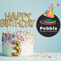 3 Cheers for us!! It's our 3rd Birthday!! 