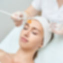 a girl getting a chemical peel done