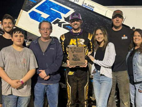 Karklin Earns 1st Career Port Royal Speedway Win in Exciting But Rain-Shortened A-Main