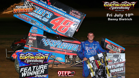 Dietrich Rules Clinton County Posse Sprint