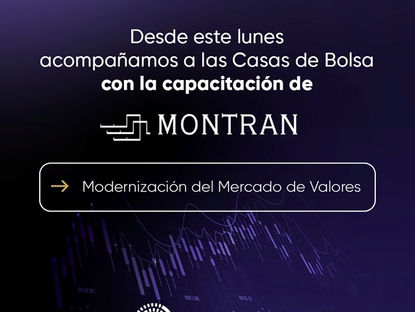 Modernización del mercado de valores: Casas de bolsa se capacitarán en uso del sistema Montran