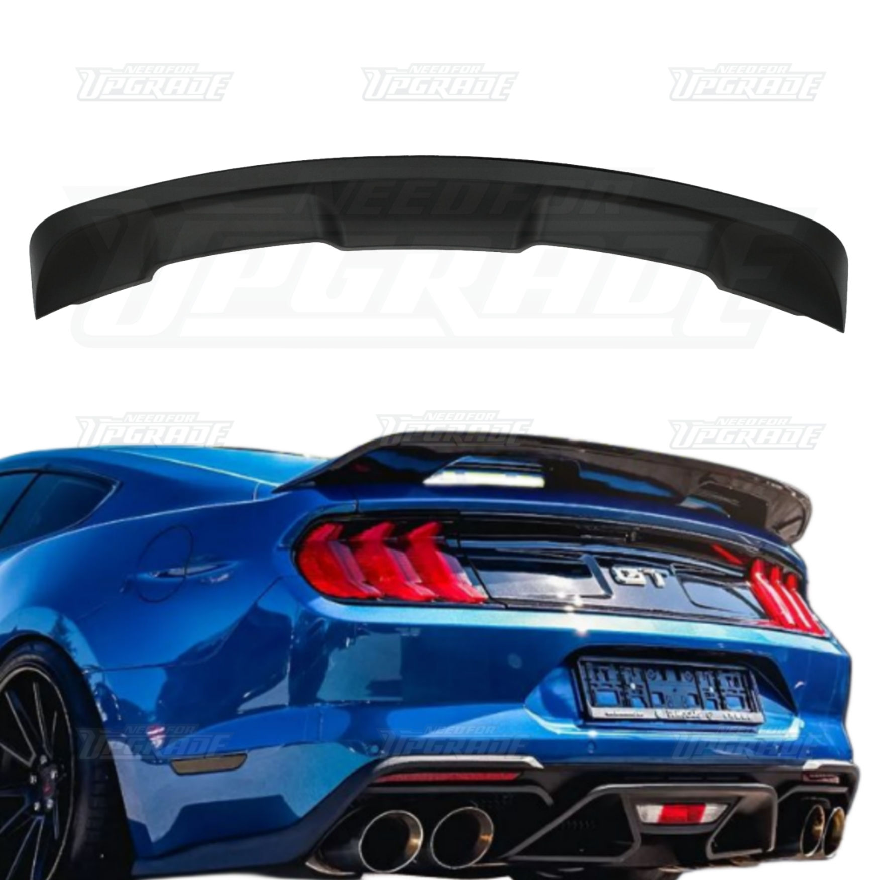 Ford Mustang S550 GT500 Spoiler Gloss Black