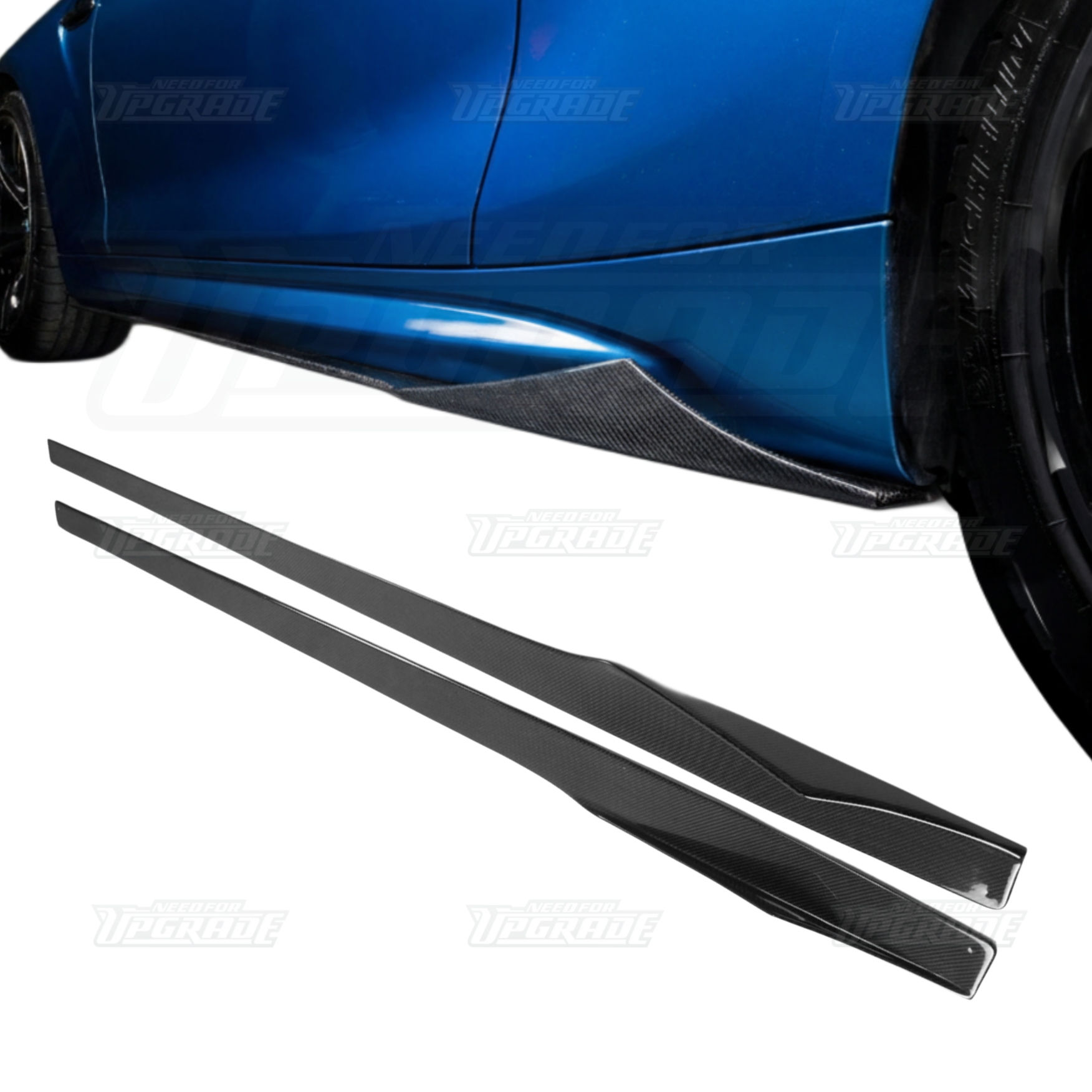 BMW M2 F87 Carbon Fiber Side Skirts 