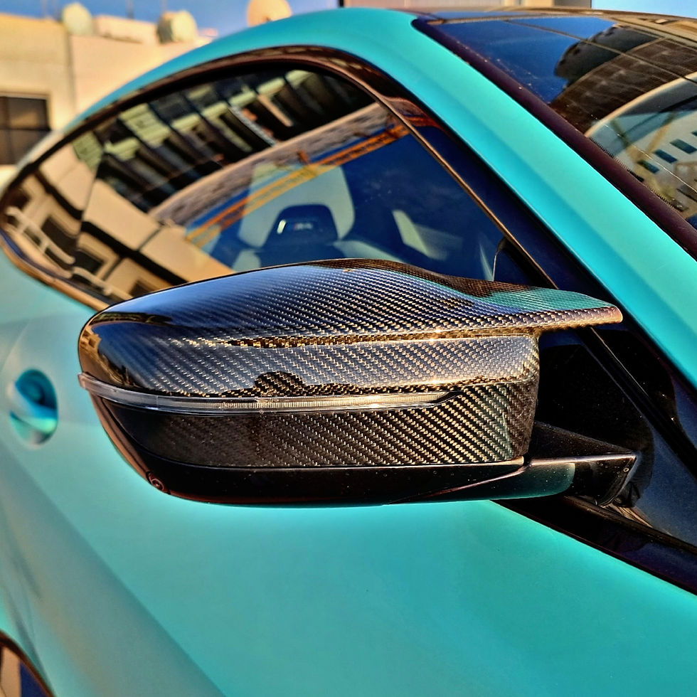 Thumbnail: BMW M2 G87 M3 G80 M4 G82 G83 Dry Carbon Carbon Fiber Mirror Cover Replacements