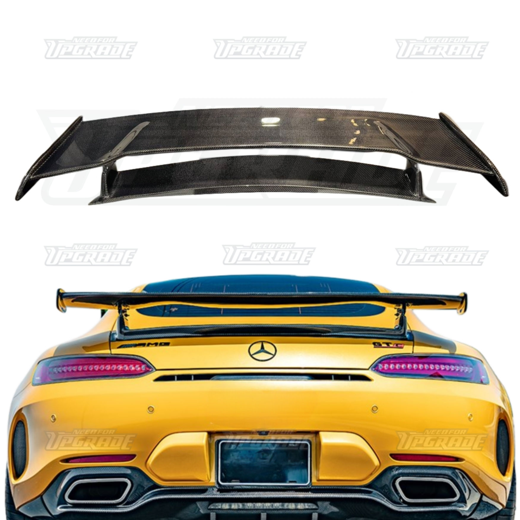 Mercedes C190 GT GTS GTC, GTR Style Wing Carbon Fiber